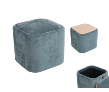 PUFF C/ARRUM AZUL 42x42 MOVWHHSSP13004