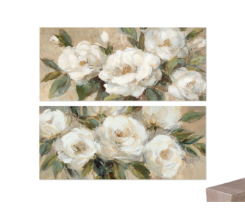 QUADRO FLORES 120x60 2S 69534