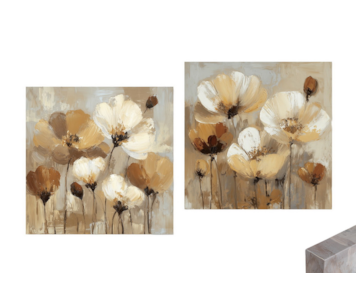 QUADRO FLORES 40x40 2S 69567