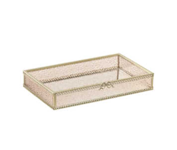 BANDEJA MET DOUR/ROSA 24x14x4,5 JO-227064