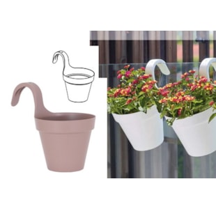 VASO CAPRI VAR SIMP 20cm TORTORA