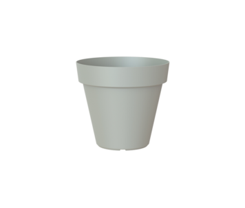 VASO CAPRI 20cm CINZA CL MATE